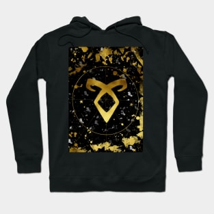 Angelic Power Gold and Black Hoodie